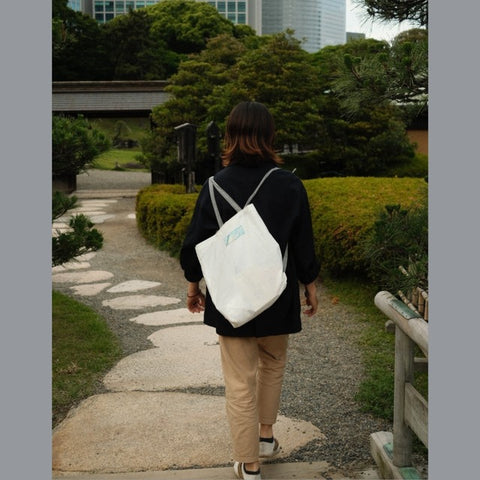 Sail tote - white