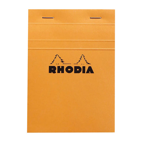 RHODIA No 13. Stapled Pad Orange