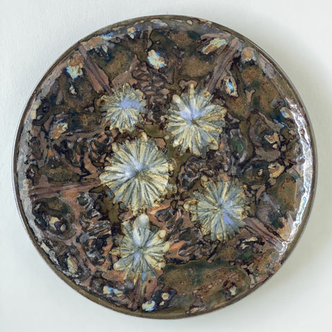 Allium Flower Plate 1 (21.5cm)
