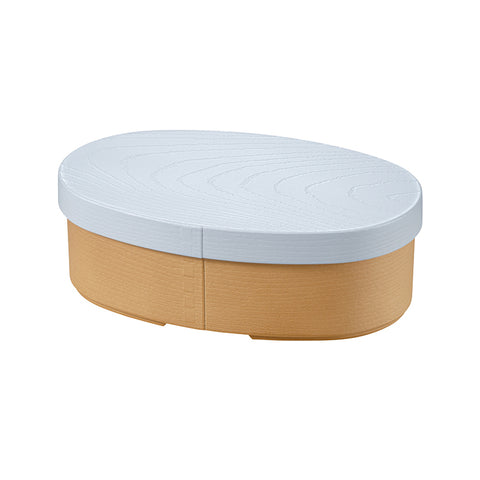 Bento box + chopsticks (light blue)