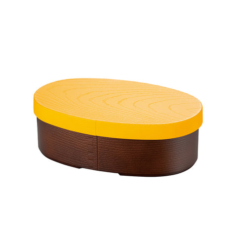 Bento box + chopsticks (yellow)