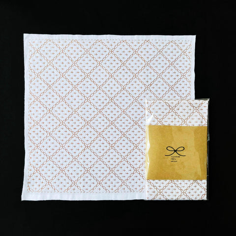 Sashiko hand-stitched tea towels