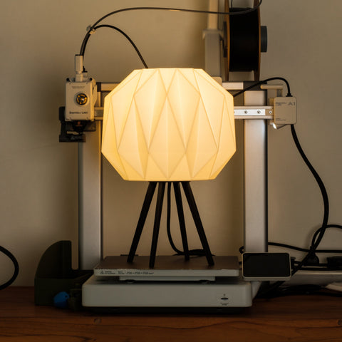 Big Kami lamp - black