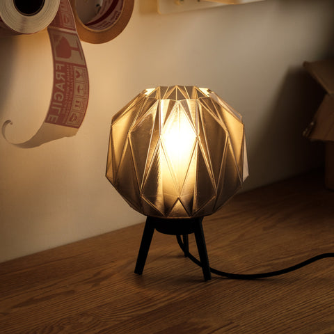 Mini Kami Lamp — Obsidian