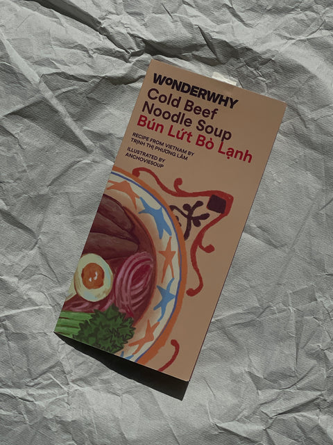 Wonderwhy Southeast Asian Zine Recipe: Cold Beef Noodle Soup