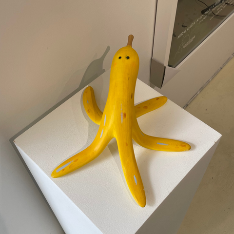 Slippery Peel sculpture