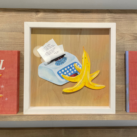 Framed artwork "With Love, Peel"
