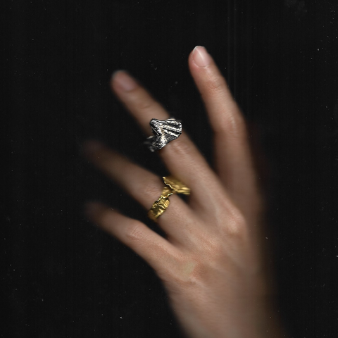 Ringcuff: Kala Remuk Silver