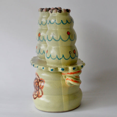 Canary Creeper Candle Holder (blue)