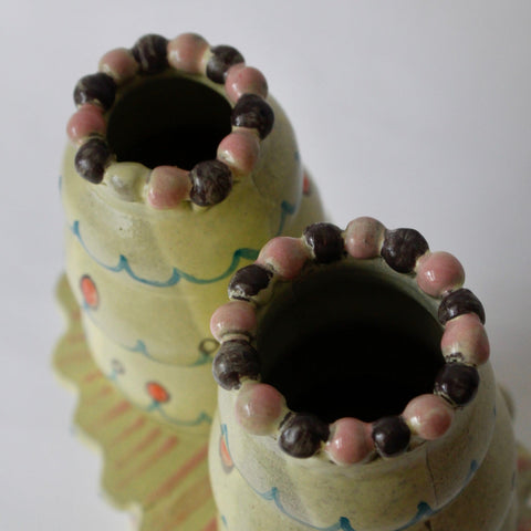Canary Creeper Candle Holder (blue)