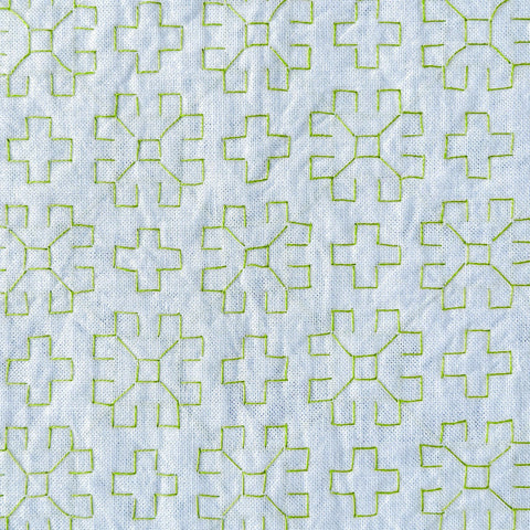 Sashiko hand-stitched tea towels