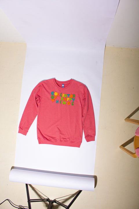 Crochet Collector Jumper - salmon pink