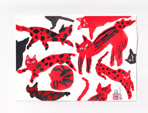 Red and Black Cats