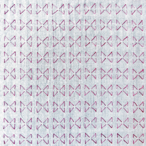 Sashiko hand-stitched tea towels