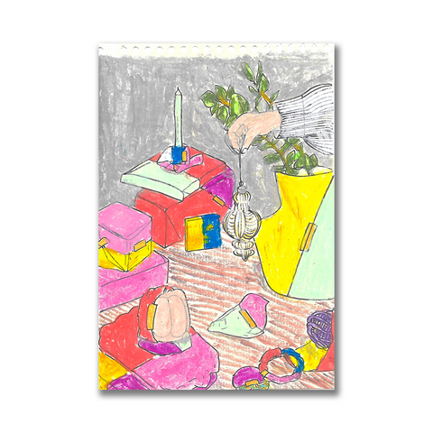 Still Life with Origami 折り紙のある静物