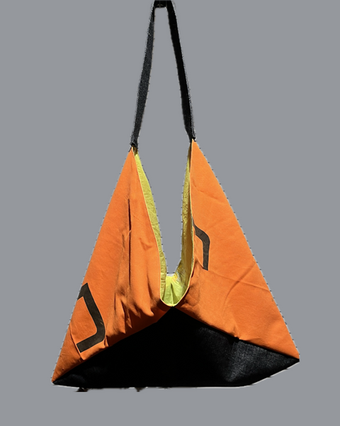 Azuma bold 2. orange, indigo (long arm)