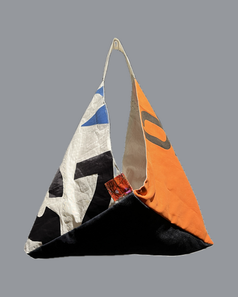 Azuma bold 3. number, indigo, orange (short arm)