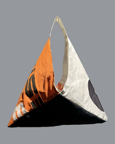 Azuma bold 3. number, indigo, orange (short arm)