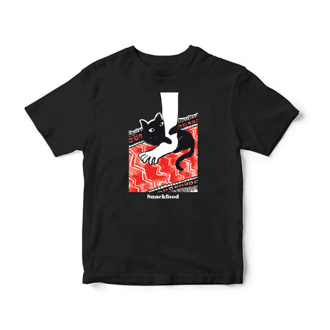 Cat Dad black Oversized Fit T-shirt