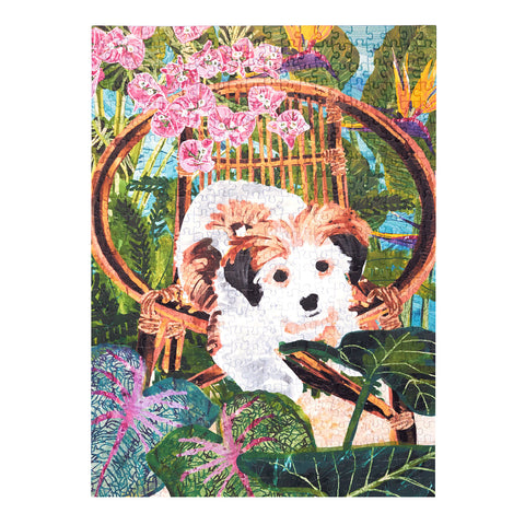 Jigsaw Puzzle - Dog on Chair (500 pieces)