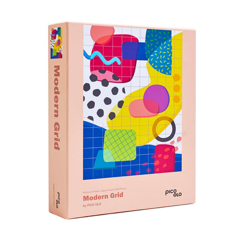 Jigsaw Puzzle - Modern Grid (500 pieces)