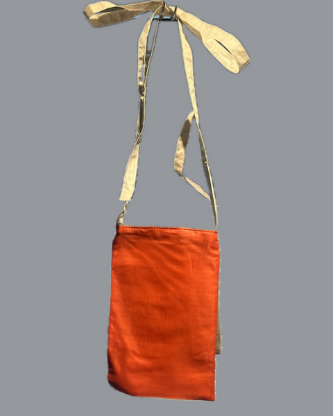 Mini Reborn (Selvedge gray denim on red)