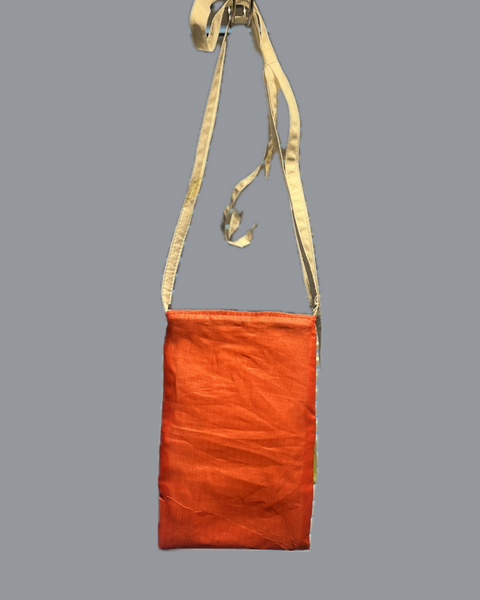 Mini Reborn (selveged denim on red)