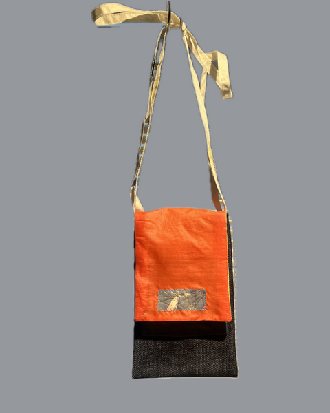 Mini Reborn (red on selvedge denim)