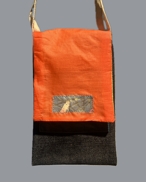 Mini Reborn (red on selvedge denim)