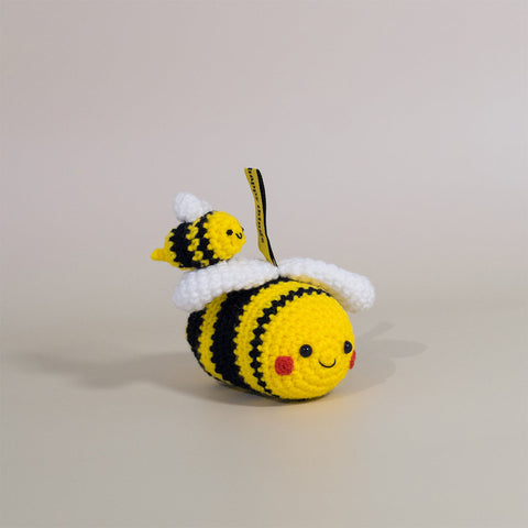 Bee crochet toy