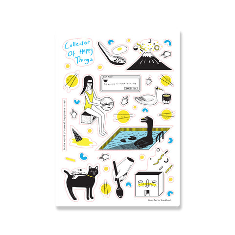 Stickers "A Happy Surrealist"