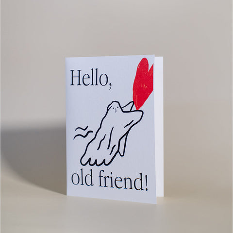 Card "Hello, old friend!"