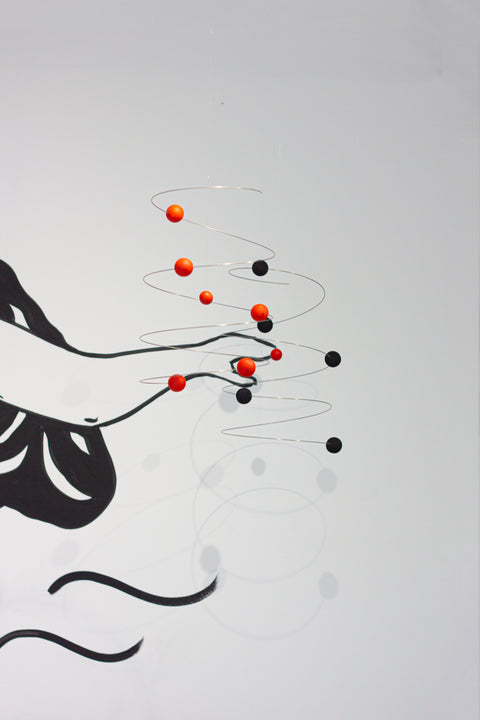 Space molecule hanging mobile