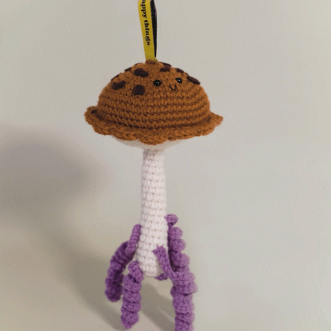 Mycelium's crochet toy