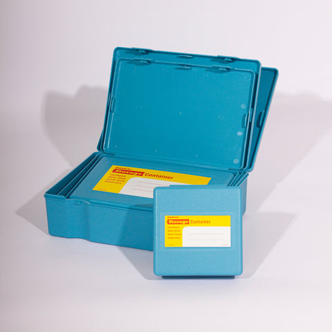 penco storage boxes - blue