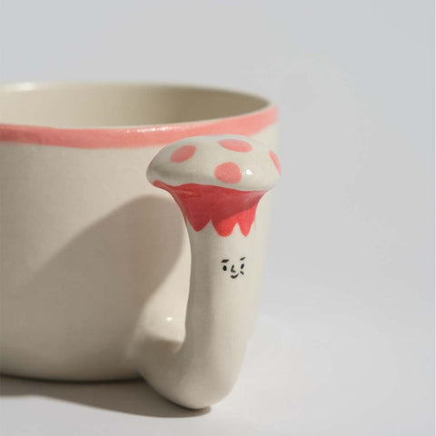Abang 2.0 red mushroom mug