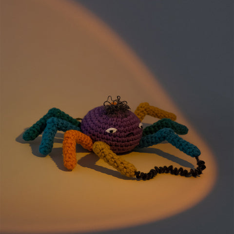Spider crochet toy