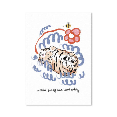 Fuzzy tiger by Dianne Tahir