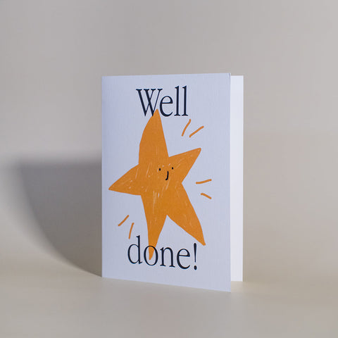 Card "Well Done!"