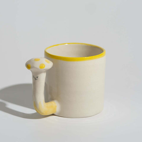 Abang Yellow mushroom mug