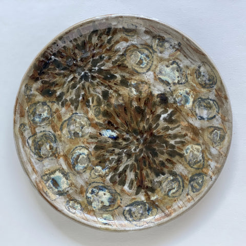 Allium Flower Plate 3 (21.5cm)