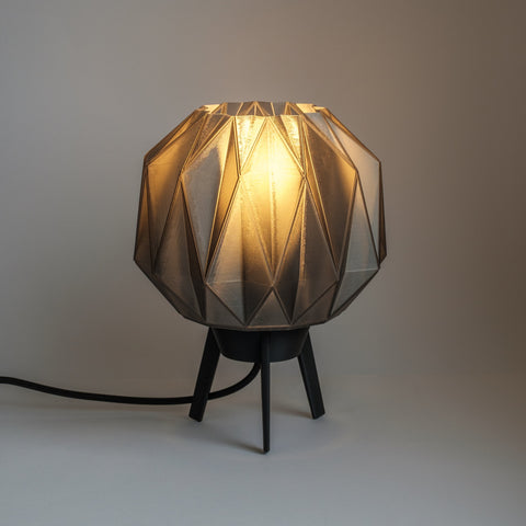 Mini Kami Lamp — Obsidian