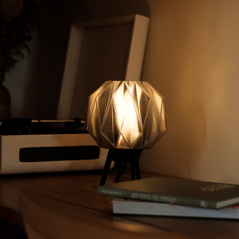 Mini Kami Lamp — Obsidian