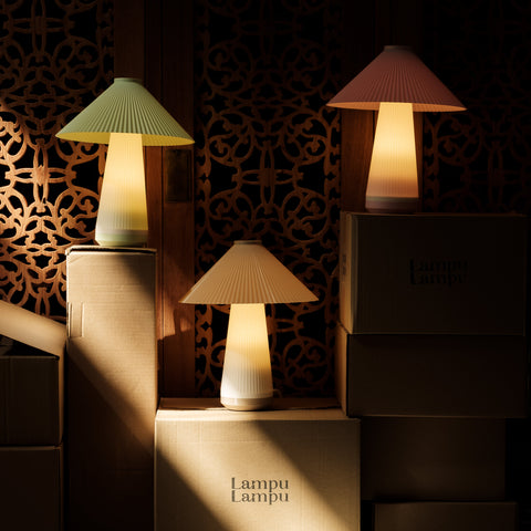 The Kueh Lamp - Talam Ubi (beige)