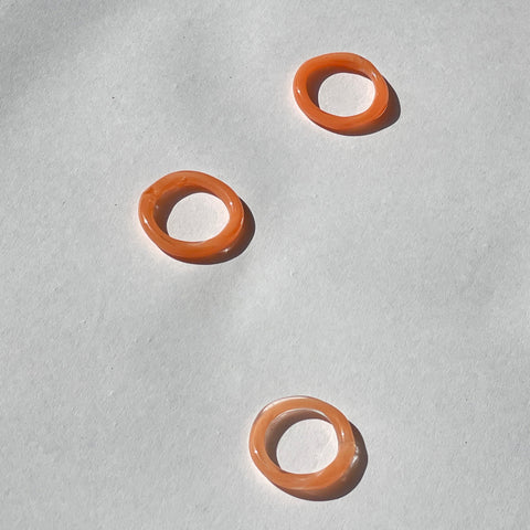 Hoso Ring: Salmon Pink