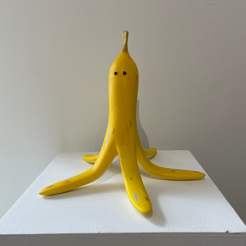 Curious Peel sculpture