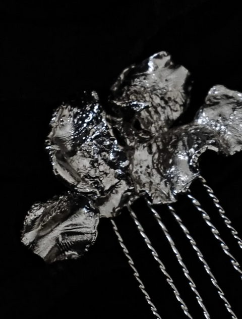 Hair Comb: Merekah Sirkam Silver