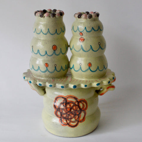 Canary Creeper Candle Holder (blue)