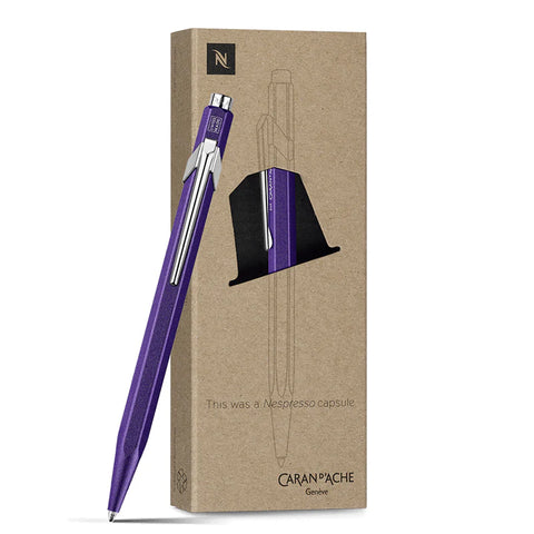 CARAN D'ACHE 849 Ball Pen x Nespresso Limited Edition No. 03 Dark Purple