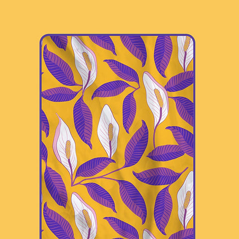 Microfiber towel: The Peace Lily